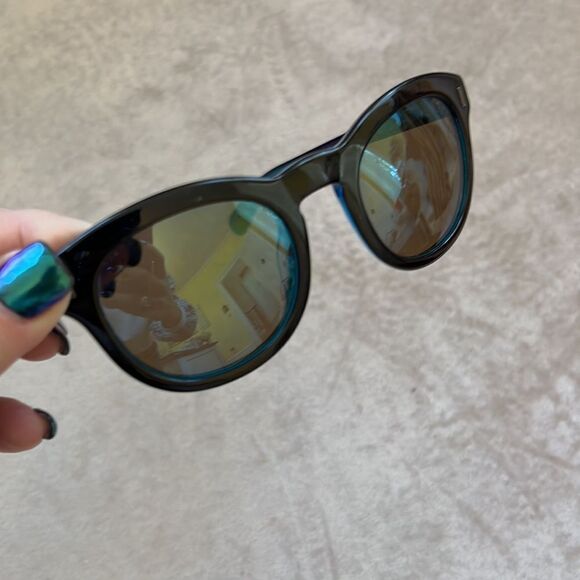 *Marc Jacobs* Iridescent Blue Black Sunnies main image 11